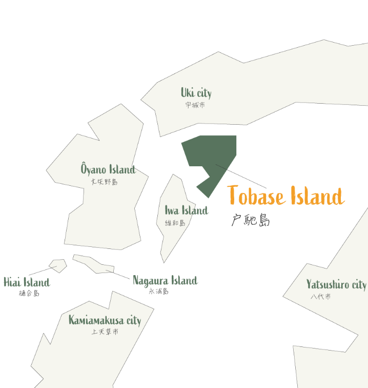 戸馳島の地図